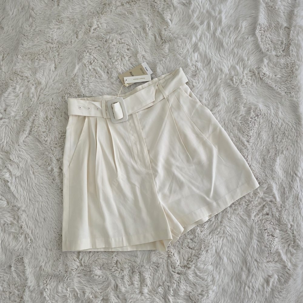 Mango Shorts With Belt